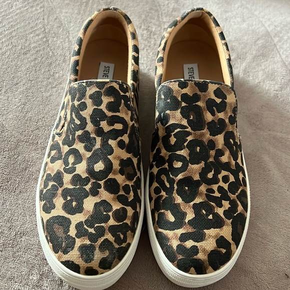 Steve Madden Leopard Print Loafer Slip On Size 10 - Picture 1 of 5